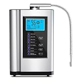 ICEPURE Alkaline Water Ionizer Machine, 7 Water Settings, pH3.5-10.5 Home Water Filtration System, Up to -500mV ORP, 8000L Per Filter, Auto-Cleaning, Home Alkaline Water Filtration System, Silver
