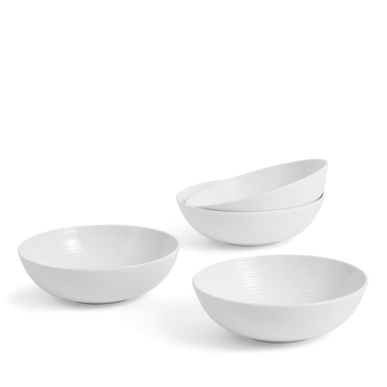 Exclusively for Gordon Ramsay Maze White Cereal Bowl, Set of 4