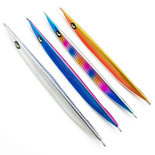 Isca falsa, 150/200/250/300 g isca falsa de peixe de metal biônico isca de pesca marítima acessórios