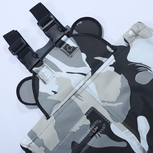 Kids Chest Waders Youth Fishing Waders For Toddler Children Water Proof Camo Hunt & Fishing Waders With Baby2