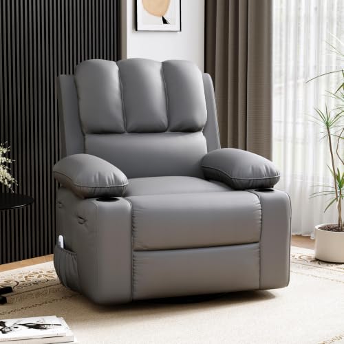 Garvee Oversized Swivel Rocker Recliner
