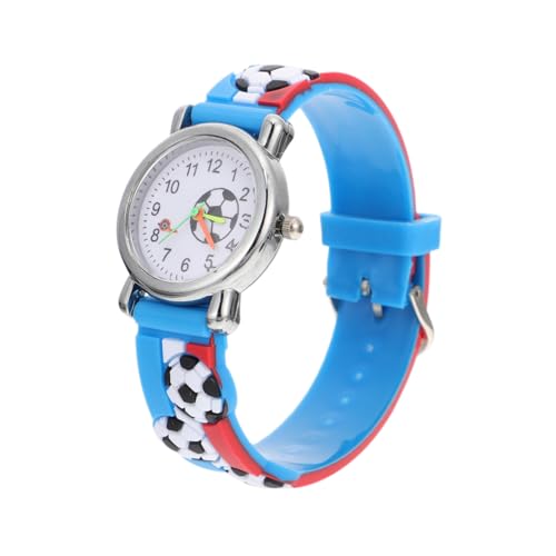 CALLARON シー子供用腕時計 漫画柄 足球デザイン クオーツ レディース メンズ 日常使いに適したかわいい腕時計