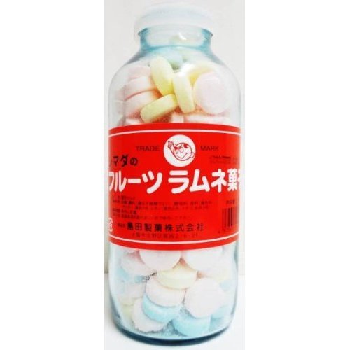 Amazon.co.jp: 島田製菓 フルーツラムネ菓子(大瓶) 250g ミックス