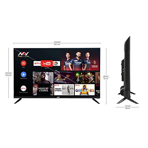 Image of NVY 108 cm (43 Inch) FHD Smart LED TV | NVA43SFR1 (Black) (2022 Model) Android TV