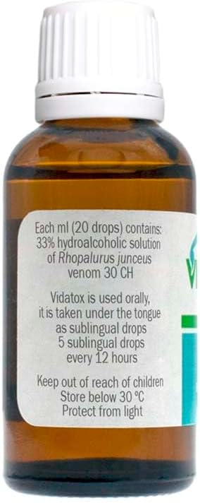 Miniatura 3 de 30CH Classic 1.0 fl oz tratamiento homeopático, Energizado Producto funcional Vdatox