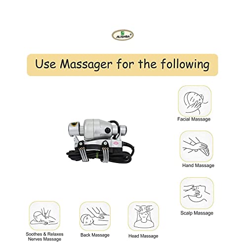 Glacier Powerful Top Floating Action Body, Head & Finger Massager for Unisex