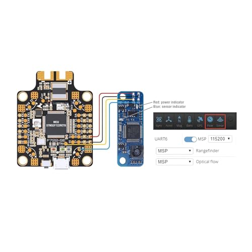 Ldbuejiaja Matek Optical Flow & Lidar Sensors 3901-L0X Inav Flow Sensors Module Board thumb #3