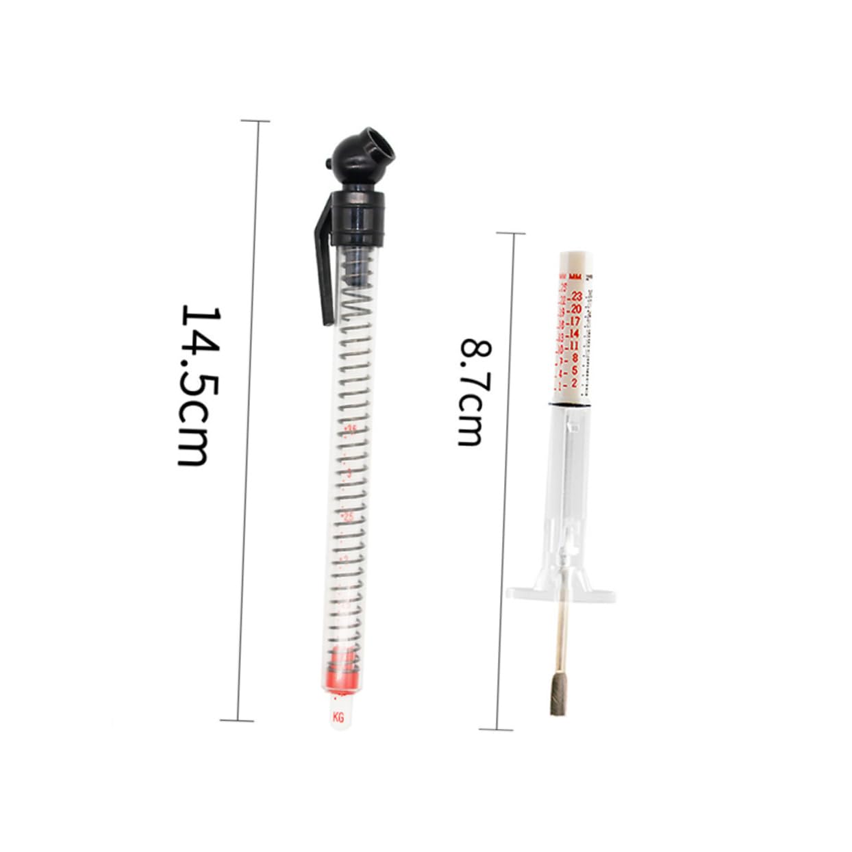 OUNONA 1 Set Tire Tread Depth Gauge Tool Accurate Measurement for Cars Trucks and Vehicles Durable and Easy to Use Tire Depth Gauge for Reliable Results