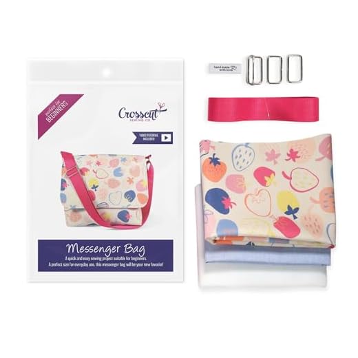 How to sew messenger bag for kids with a sewing Messenger Bag Sewing Project Kit