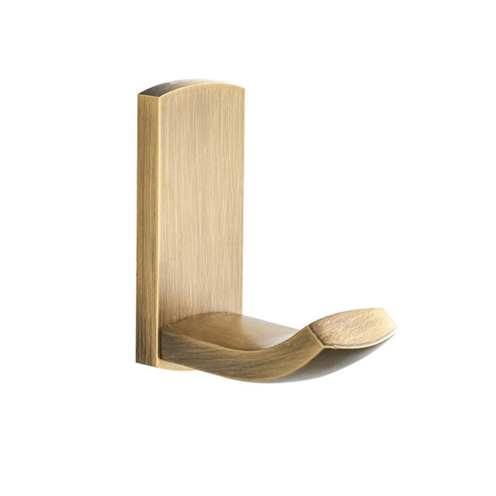 Wandhaken aus antikem Messing, eleganter Handtuch- und Bademantelhalter, Vintage-Design, stilvolles Heimdekor-Accessoire für Badezimmer, Küche oder Eingangsbereich