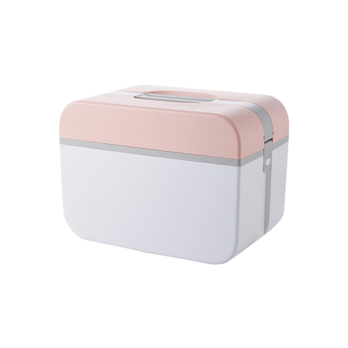 Uonlytech Cassetta Pronto Soccorso Casa con Maniglia in Plastica Pp Doppio Strato Resistente e Capiente Scatola per Medicinali Serie 5236 Grande per Ufficio e Scuola