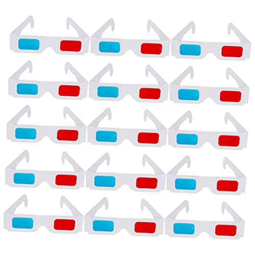 DOITOOL 40pcs Movies Glasses 3D Universal Anaglyph 3D Glasses for Boys and Girls Friends Family for Movies