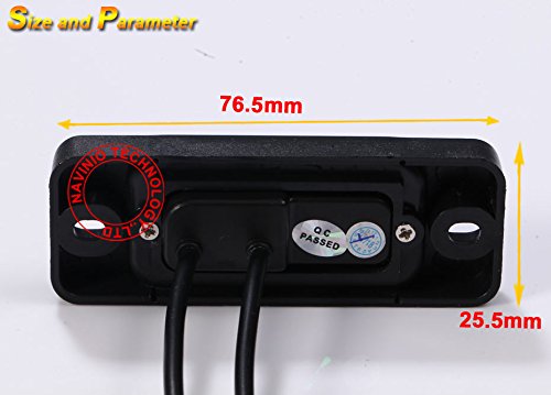 Hd Backup Camera,metal Housing Degree Wide View Angle License Plate Rear View Camera For Car