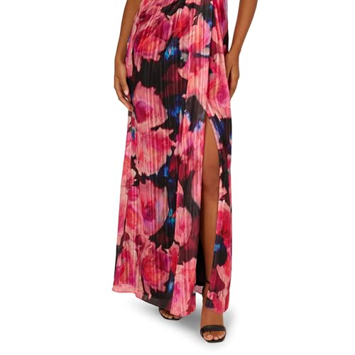 Image of Adrianna Papell One Shoulder Chiffon Gown