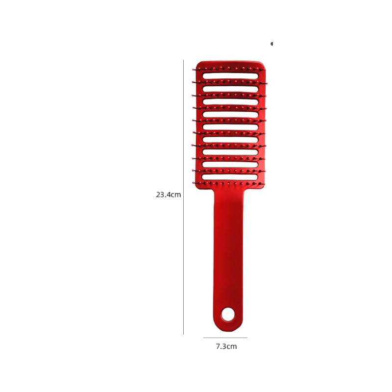 Curly Hair Straightening Styling Comb for Men's Back Hairstyle Brush
