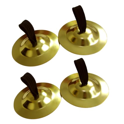 VICASKY Small Cymbals Hand and Finger Instruments for Boys and Girls Belly Dancing Cymbals Set