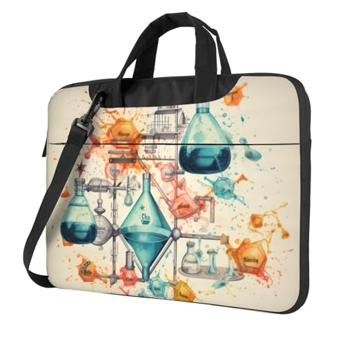 Funda portátil para laptop con diseño de química elegante para la oficina