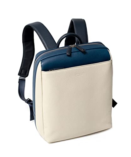 Sol Compact Genuine Leather backpack A4 Sol, Made In Japan, No.627712, Ivory2