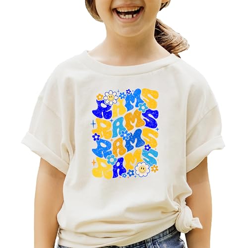 Rams School Spirit Shirt for Game Day Apparel for Adults and Kids4