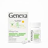 Genexa Allergy Care - 60 Tablets - Multi-Symptom Allergy Medication - Certified Vegan, Organic, Gluten Free & Non-GMO - Homeopathic Remedies
