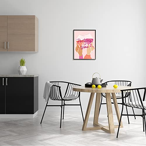 Image of Wine Partners Glam Sassy Friends, 16 x 20 Inch Framed Giclee Print