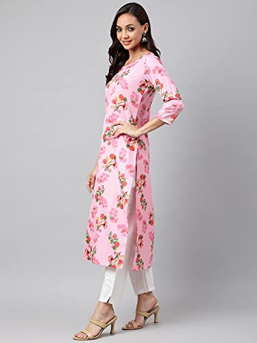 Image of ANNI DESIGNER Crepe Women's Regular Kurta