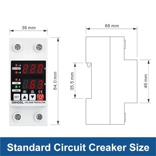 Protecteur de surtension réglable contre les variations de tension secteur AC 220V - 3