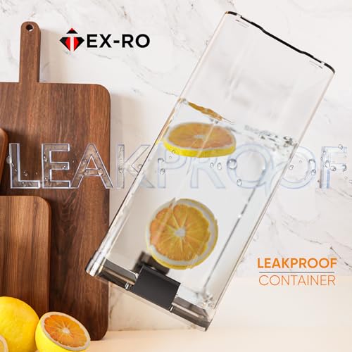 TEX-RO Air Tight Containers For Kitchen Storage Box/BPA Free Storage Containers For Kitchen/Containers For Kitchen Storage Set/Kitchen Accessories Items For Home (1100 Ml Set Of 8) Transparent