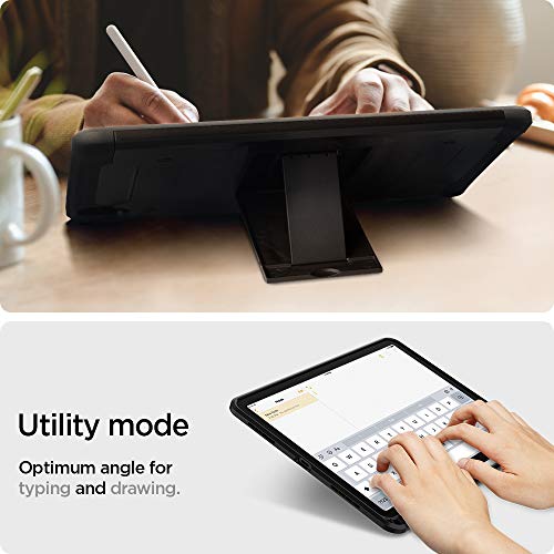 Spigen Tough Armor Pro for iPad Air 11 inch M3/M2 (2025/2024) Case, iPad Air 10.9inch 5th/4th Gen (2022/2020) Back Cover Case with Built in Pencil Holder, Kick Stand, Extreme Durability - Gunmetal