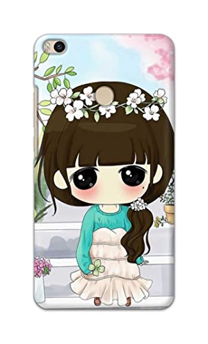 Image of PRINTFIDAA Cartoon Girl Printed Designer Hard Back Case Cover for Xiaomi Mi Max 2 (6.44 inch) -(TI) MVN1009