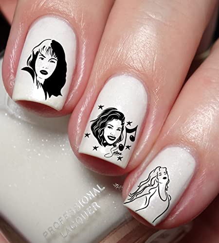 Selena Quintanilla Nail Art Decal Sticker
