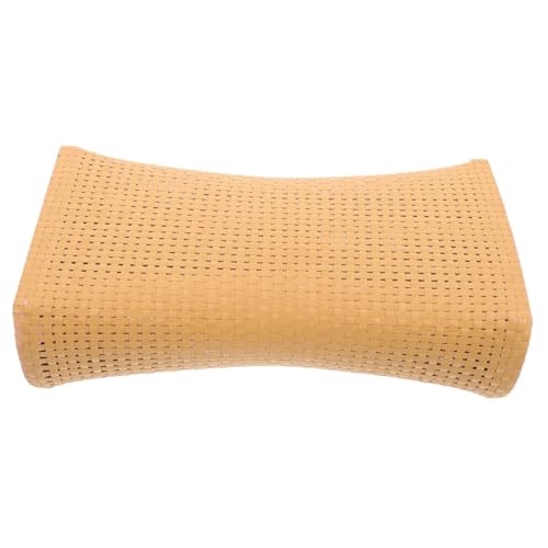 CRILSTYLEO Almohada De Sauna De Imitación Rattan para El Cuello Almohada Cervical Respirable para Relajación Tamaño Accesorio Ideal para Personas Mayores En Sauna