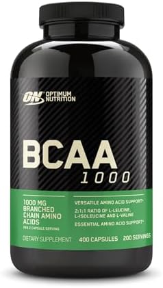 Optimum Nutrition Instantized BCAA Capsules, Keto Friendly Branch...