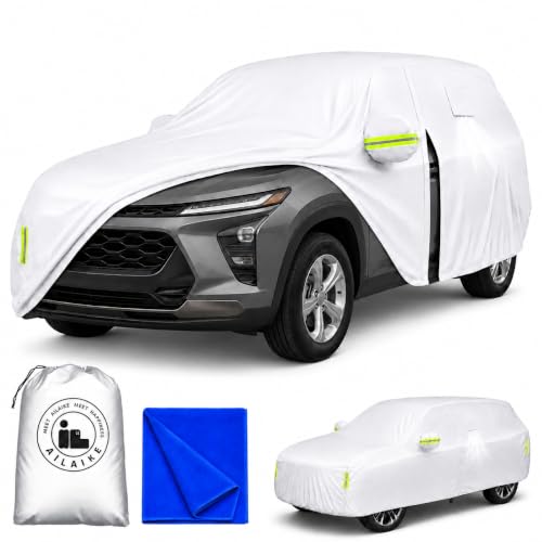 Image of Car Cover Waterproof All Weather Custom Fit for Chevy Trax. | All Weather Protection, Waterproof, Heavy Duty, Durable, UV Protection, Lightweight, Easy to install, Custom Fit