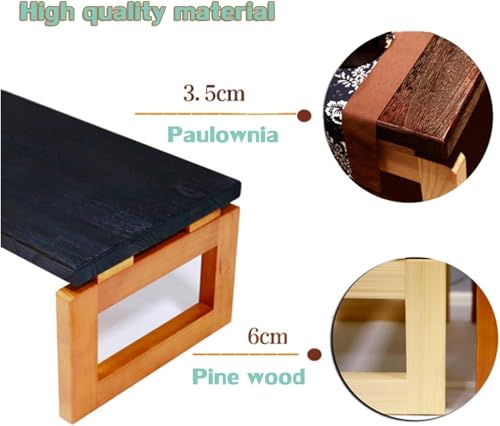 Table à manger en bois pliable polyvalente bureau d'appoint sol - 6