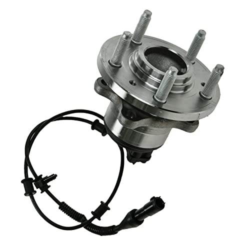 Image of TRQ Front Left and Right Wheel Bearing and Hub Assembly Set 2 Piece Compatible with 2002-2005 Ford Thunderbird 2000-2006 Lincoln LS
