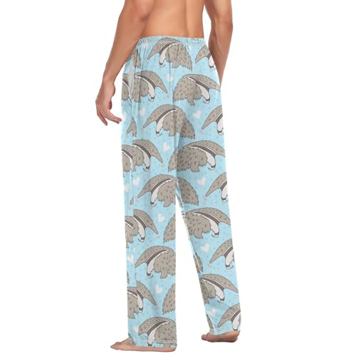 Men's Straight-Fit Pajama Bottom Lightweight Sleep Lounge PJs Pant With Pocket4