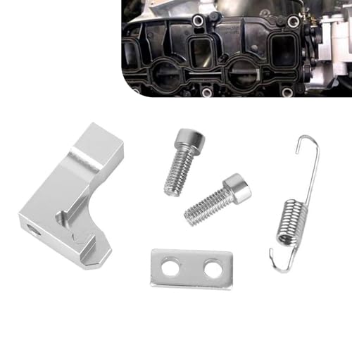 CyperFair 5 PCS Intake Manifold Repair Bracket Kit, Alloy P2015