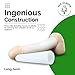 9” Anti-Turtling Silicone Penis Sleeves for Stretching & Enhanced Girth (1 Count) - 1” Diameter Super Soft Device Stretching Sleeve for Average/Above-Average Sizes