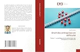  Droit des entreprises en difficulté
