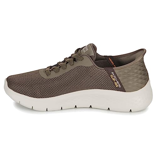 Skechers Herren Go Walk Flex Up Hands Free Slip-ins Sneaker, Braun, 50.5 EU Weit – Ansicht 6
