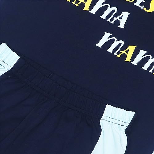 Image of Be Awara Kids Printed Half Sleeves T-shirt & Shorts Clothing Sets, 100% Cotton Soft Unisex Cord Set, Comfortable Wear for Kids With Cool Prints, Everyday Casual Wear for Boys & Girls