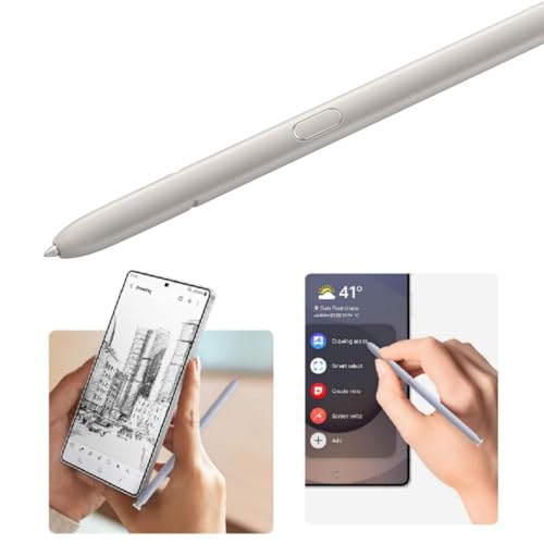 Image of S Pen S25 Ultra Replacement for Samsung Galaxy S25 Ultra 5G 6.9 in All Versions, Light Gray S25 Ultra Pen Replacement for Samsung Galaxy S25 Ultra Stylus Pen, S25 Ultra S Pen + Tips (Light Gray)