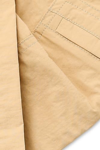 Image of SNITCH Men Casual Shorts | Regular Fit Mid Rise Solid Design | Lightweight 100% Nylon with Smooth Texture & Utility Pockets for Summer & Casual Wear