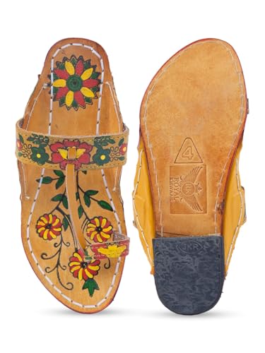 Image of Kolhapuri kolapuri chappal chapal slippers for women ladies original leather-24