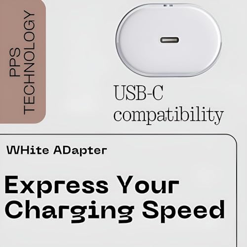 Image of Nothing Phone 45W Type C Fast Charger Adapter for Phone 3a Pro /3a /2a Plus /2A /2 /CMF Phone 1 /Buds /Ear Stick, Upto 50W Power Charger for Mobile, 45 W USB C Charging Adaptor, 45watt Charge, White