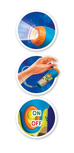 Buki 6340 - Kinder-Taschenlampe mit augenschonendem LED-Licht | Sicher, leicht & ideal für kleine Entdecker ab 3 Jahren