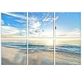 JBER Art Acoustic Panels, 72×48 Inches Acoustical Wall Panels, Sound Absorbing Wall Art, Decorative Acoustic Panels, Soundproof Wall Panels for Recording Studio, Home & Living Room(Seabirds)