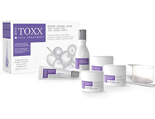 HAIR.TOXX KIT HOME CARE - Hair Care Set For professional Salon - Protective Mosque, Revitalizing Serum, Gentle Clarifier  Nourishing, Deep Cleansing, Reconstructive & Regenerative Treatment