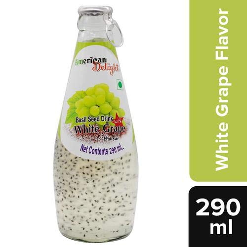 American Delight Basil Seed Drink White Grape 290ml Amazon.in Grocery & Gourmet Foods